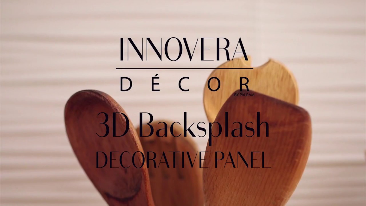 How to Install Backsplash Wall Paneling - 3D Decorative Panels By ...