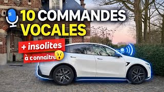 Commandes vocales Tesla : les indispensables… et les plus insolites 🤯