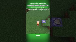 Dead Body animation | command block tips & tricks | minecraft pe | #facts #viral #shorts #tips #reel