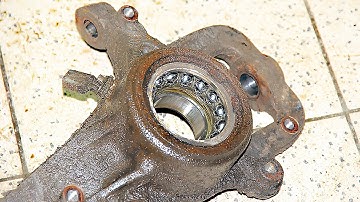 Replacing the Front Wheel Bearing Without a Press (Audi 100, A6)