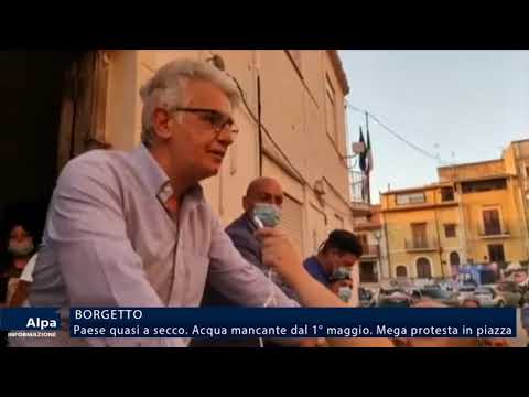 Borgetto quasi senza acqua dal 1 maggio. Mega protesta in piazza