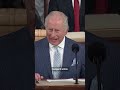 King Charles took a few opportunities for humor as he addressed a joint meeting of Congress