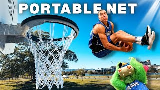 The Magnetic Portable Basketball Net is FIRE!
