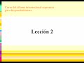 Curso de esperanto para hispanohablantes. Lección 2.