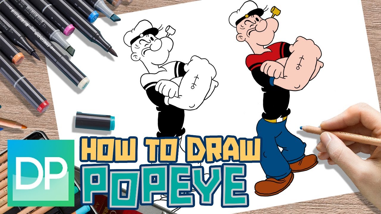 Sailor Man Popeye Drawing by Merritt-Trainboy on DeviantArt