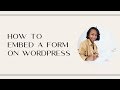 How to Embed a Flodesk Form on Wordpress