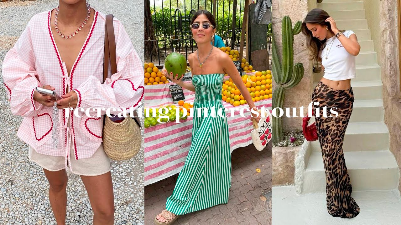 Recreating Pinterest Outfits Summer 2024