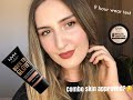 Glowy or Greasy? NYX BORN TO GLOW FOUNDATION REVIEW | FIRST IMPRESSION AND ALL DAY WEAR TEST