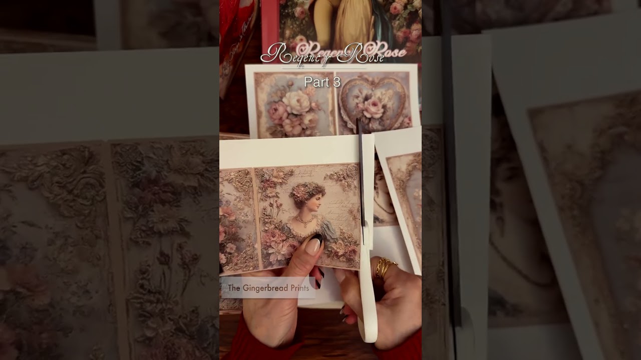 Создание дневника в стиле «Романтика и розы» с эффектом водопада. Часть 3 | День святого Валентин...