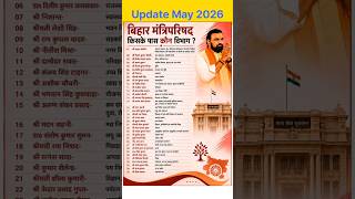 बिहार मंत्रिमंडल 2026 #currentaffairs #बिहार #bihar #biharcurrentaffairs #cm