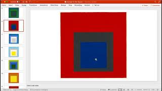 Homage to the Square: Interaction of Color