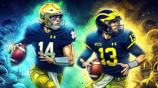 #3 NOTRE DAME VS #6 MICHIGAN WEEK 3 : FOOTBALL RIVALS YEAR 2 COMMENTARY GAME