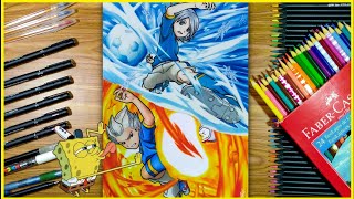 Drawing- Goenji Shuya & Fubuki Shirou (Inazuma Eleven)