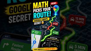 How Google Maps Finds Fastest Route 🤯 #viral #google #googlemaps