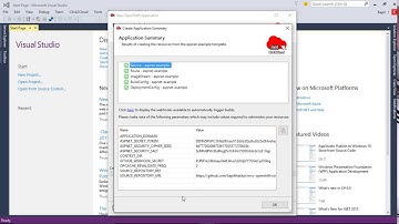 Click2Cloud OpenShift 3 Extension for Visual Studio #2: Create New Application