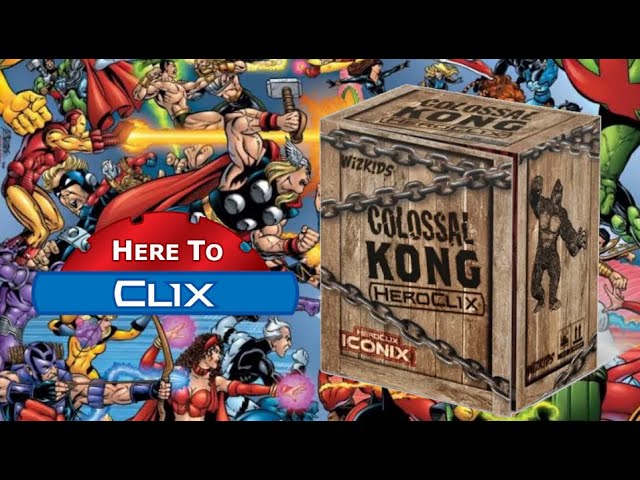 WizKids HeroClix Iconix: Colossal Kong Collector Figure - 5 Inch Tall