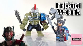 Building LEGO Thor Ragnarok vs Gladiator Hulk Decool 0281 Bootleg #lego #thor #marvel #hulk