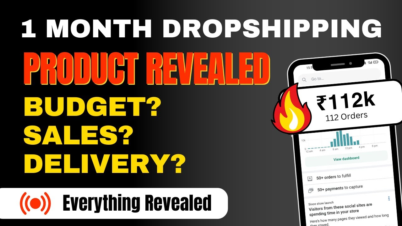 Revealing My 1-Month Indian Dropshipping Store and Products: A Look at My 30-Day Dropshipping Experiment