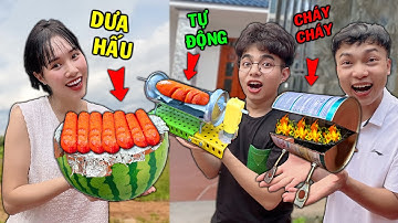 CUỘC CHIẾN CHẾ TẠO MÁY NƯỚNG XÚC XÍCH AI LÀ NGƯỜI THẮNG CUỘC THẮNG TÊ TÊ HẰNG NGA