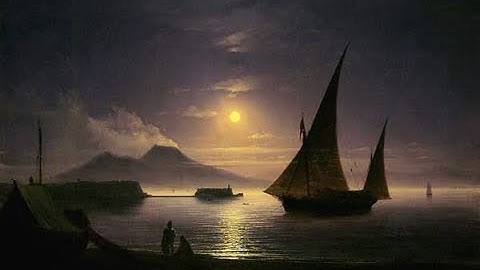 Romantic Russian Paintings of Ships at Sea by Ivan Aivazovsky