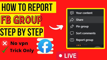 Facebook Group Delete method step by step | How to report FB group