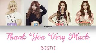 BESTIE - Thank You Very Much [HanRomEng] Color Coded Lyrics