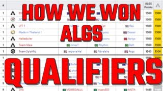 HOW WE WON THE ALGS QUALIFIERS!!! | Albralelie