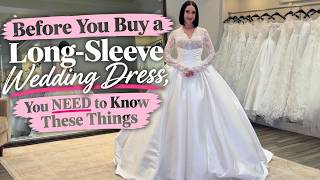 Before You Buy a Long-Sleeve Wedding Dress, You NEED to Know These Things