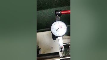 6.5 barrel blank lined up for threading and chambering