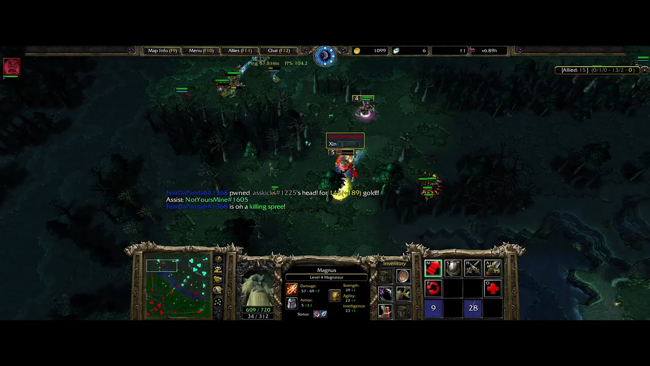 Magnus skewing build [Dota v6.89h] 🟩 - YouTube