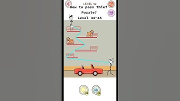 How to pass Thief Puzzle?LEVEL 41-45 #rcplayerz #fyp #androidgames #foryourpage #short #thiefpuzzle