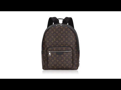 Louis Vuitton Josh Backpack (Monogram Macassar)–