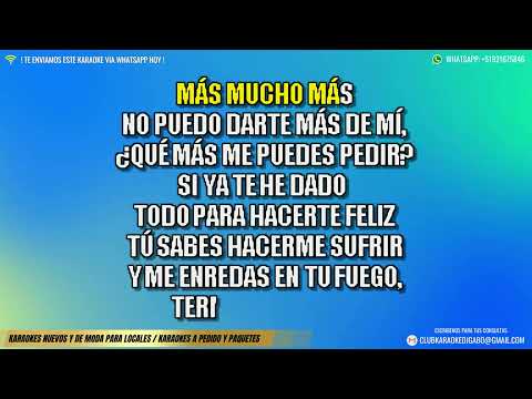 Masiel Malaga - Por que te amo KARAOKE + COROS | HD
