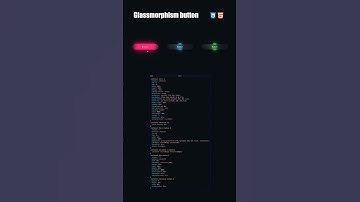 Button Glassmorphism Hover Effect | #css #viral #html #js #coding #subscribe #animation #code #hover
