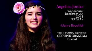 Download Lagu Angelina Jordan  -  Mary's Boy Child  -  NRK Radio interview   sync'd onto   SESKAR video MP3 Download Lagu Angelina Jordan  -  Mary's Boy Child  -  NRK Radio interview   sync'd onto   SESKAR video MP3