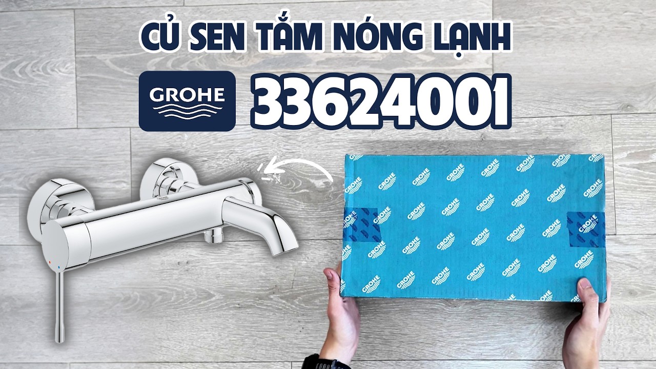 Củ sen tắm nóng lạnh Essence Grohe 33624001