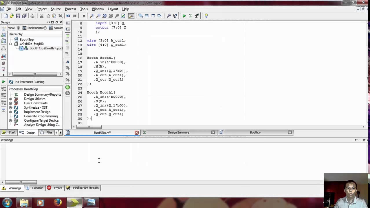 Xilinx ISE Booth Algorithm Verilog -Part 2 - YouTube