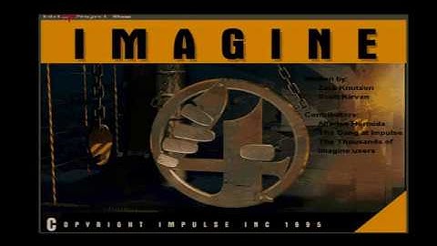 Amiga 600 Vampire 2 Gold 2.7 FPU TESTS USING IMAGINE 4.0