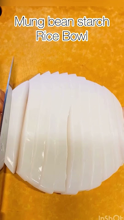 Mung bean starch Rice Bowl | 청포묵 비빔밥 👩🏻🍳