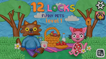 12 Locks Funny Pets Level 1 Playthrough - RUD Present