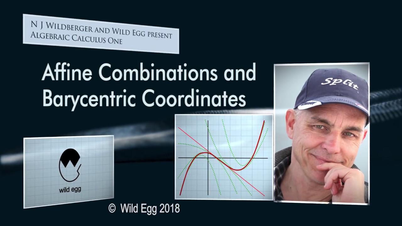 Affine Combinations and Barycentric Coords | Algebraic Calculus One | Wild Egg