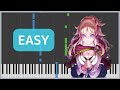 Kokoro no Naka - Tales of Wedding Rings / AliA [Piano Sheet Music / Easy]