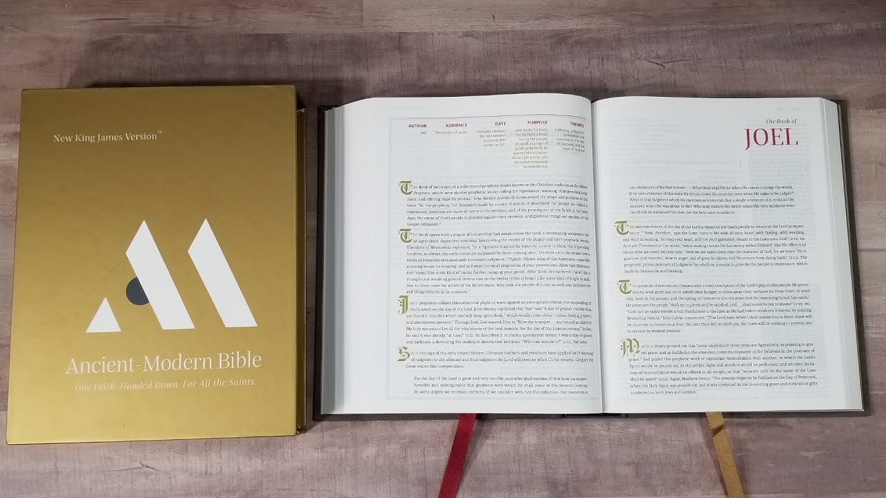 NKJV Ancient Modern Bible Review YouTube