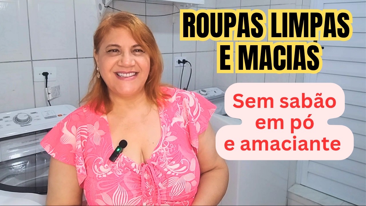 Não use sabão em pó e amaciante