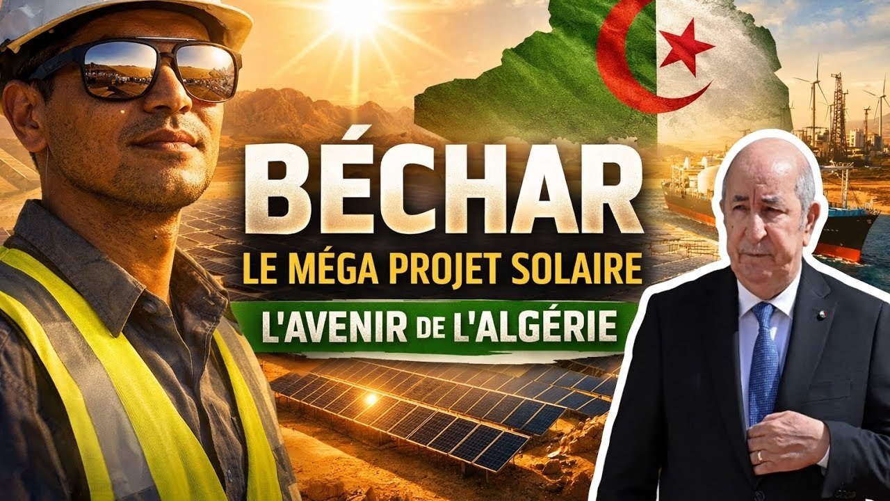 Béchar : le méga-projet solaire qui va transformer l’Algérie