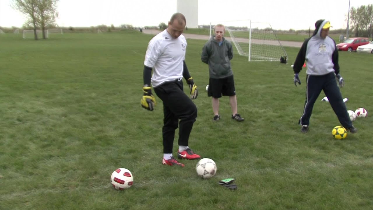 Soccer Goalkeeper Dive Training Part 6 YouTube
