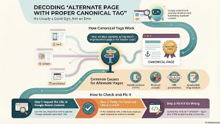 Demystifying google search console alternate page with proper Canonical Tags. blogger& shopify