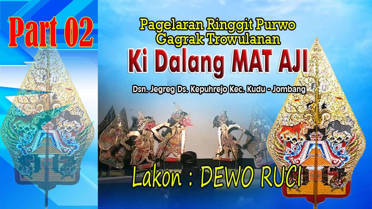Wayangkulit Gagrag Trowulanan-Oleh Dalang Ki Mat Adjie -Karawitan Ponco Asmoro Laras- Kudu JOMBANG