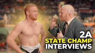 IHSA 2A State Wrestling Champions 2024 | Interviews