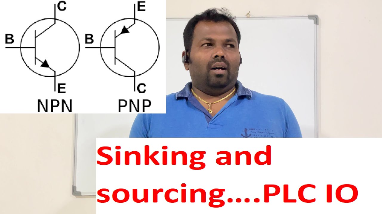 what is Sinking sourcing PLC inputs & outputs I NPN & PNP transistor